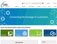 Tablet Screenshot of cmsdistribution.com